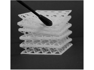 3D Printed part made with Pebax® Rnew® Elastomer Powder Bed Fusion Materials