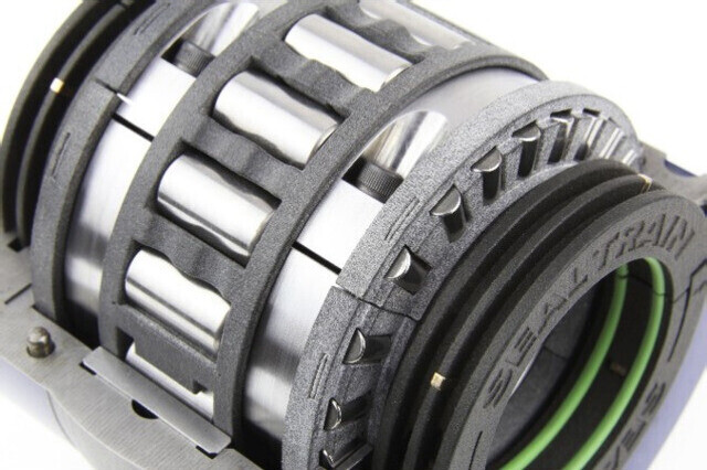 3D Printed Bowman Rollertrain® Bearing Cage made with Rilsan® PA11 powder bed fusion material
